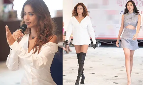 Vẻ nóng bỏng của 'cô giáo' catwalk tại Hoa hậu Việt Nam 2020 dù đã qua 2 lần sinh nở